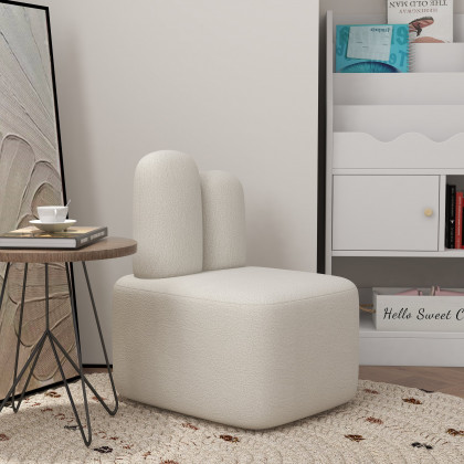 HMR - Accent Chair Rabbit Upholstered in Beige