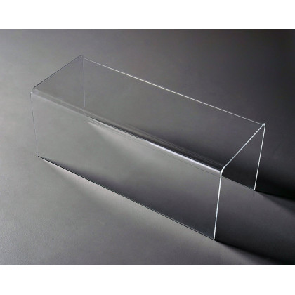 HMR - Modern Minimalist Acrylic Backless Entryway Bench 42.1" in Clear