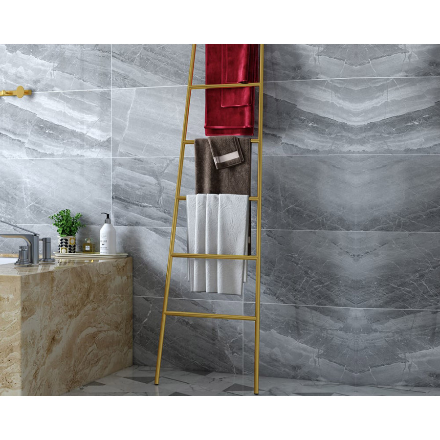 HMR - Modern Freestanding Bath Ladder Storage Towel Rack