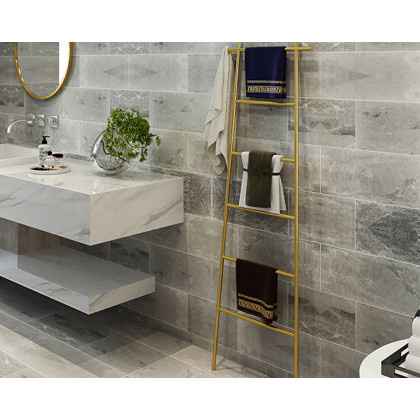 HMR - Modern Freestanding Bath Ladder Storage Towel Rack