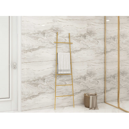 HMR - Modern Freestanding Bath Ladder Storage Towel Rack