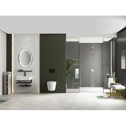 HMR - Modern Freestanding Bath Ladder Storage Towel Rack