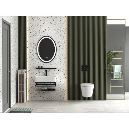 HMR - Modern Freestanding Bath Ladder Storage Towel Rack