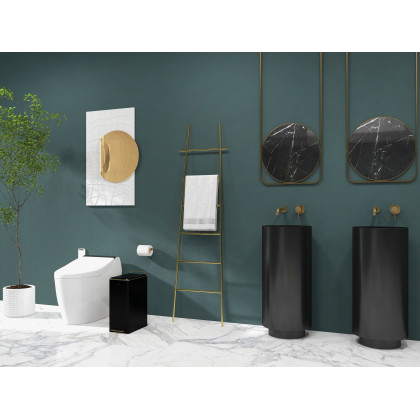 HMR - Modern Freestanding Bath Ladder Storage Towel Rack