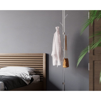 HMR - Minimalist 61" Tree Coat Rack Stand with 8 Hooks