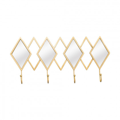 HMR - Luxury Entryway Wall-Mounted Coat Rack (Set of 2) in Multi-Color