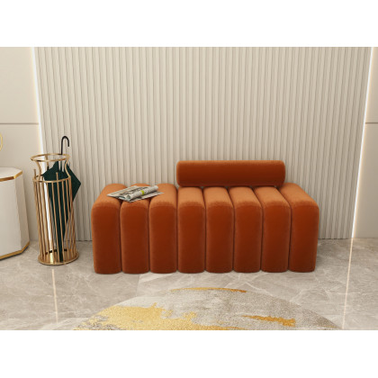 HMR - Chic Marble-Pillar-Style Umbrella Stand in Metal