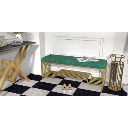 HMR - Chic Marble-Pillar-Style Umbrella Stand in Metal