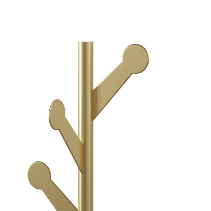 HMR - Marble Bedroom Clothing Rack with Hooks in Gold