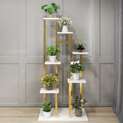 HMR - Modern 59" Ladder 7-Tiered Plant Stand