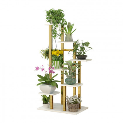 HMR - Modern 59" Ladder 7-Tiered Plant Stand
