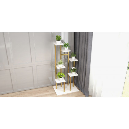 HMR - Modern 59" Ladder 7-Tiered Plant Stand