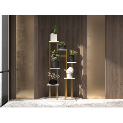 HMR - Modern 59" Ladder 7-Tiered Plant Stand
