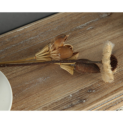 HMR - Vintage Floating Wooden Shelf in White