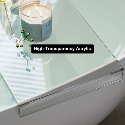 HMR - Acrylic Bathtub Tray in Clear