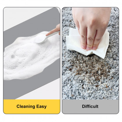 HMR - 2 Pieces Modern Marble Washable Kitchen Runner Mats Non-slip absorbent Kitchen Mat Set