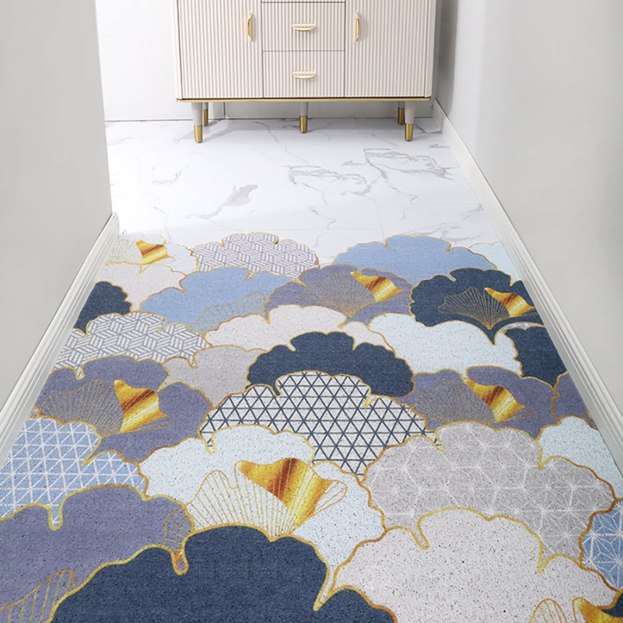 HMR - 2' x 3' Morden Luxury Novelty Non-slip Front Door Mat PVC Entryway Rug