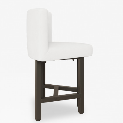 HMR Dining Set 39.4" Modern Round Wood Dining Table with 4 Chairs - White
