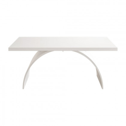 HMR Modern Rectangular Writing Desk & Office Desk Chair Set High Back - White, 70.9"L x 31.5"W x 29.5"H