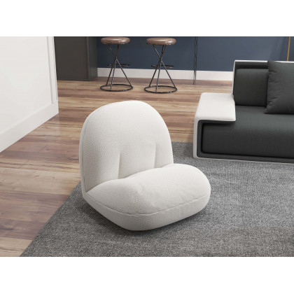 HMR - 81" Doart Modern Dark Gray Upholstered Armless 3-Seater Sofa Cotton Linen with Pillows