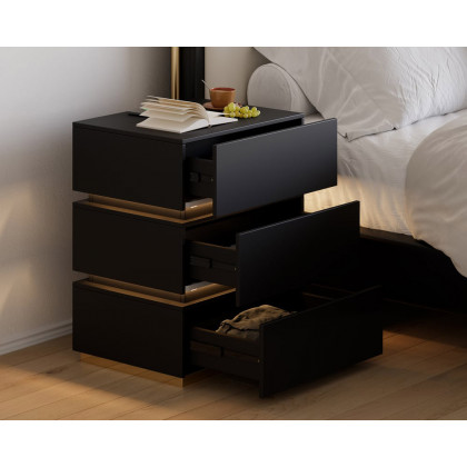 HMR - Nightstand with Light & Charging Station