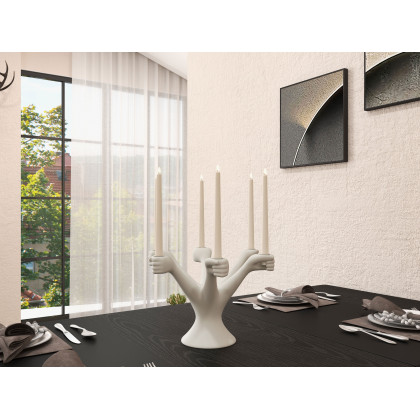 HMR 70.9" Rectangle Folding Wood Dining Table with Sideboard (Seats 2-4 People) - Black