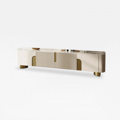 HMR - Artus Sintered Stone TV Stand & Coffee Table Set