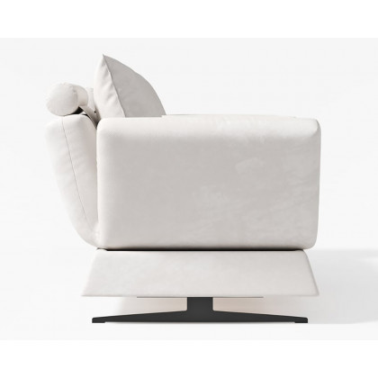 HMR - 84" Linen Convertible 2-Seater Sleeper Sofa