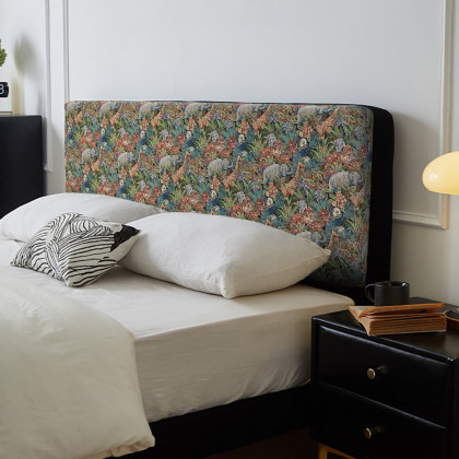HMR - Vintage Queen Jacquard Upholstered Headboard Pillow