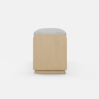 HMR - Wooden Shoe Storage Bench with Cushion
