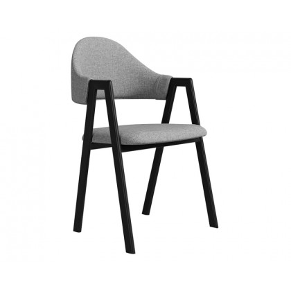 HMR Modern Dining Chairs with Linen Upholstery - Brown, 4-Pieces
