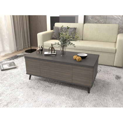 HMR King 3-Seater Convertible Sleeper Sofa with Linen Upholstery - Beige