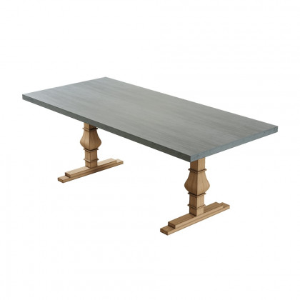 HMR - 70.9" Farmhouse Style Rectangle Wood Dining Table Seats 6-8 People