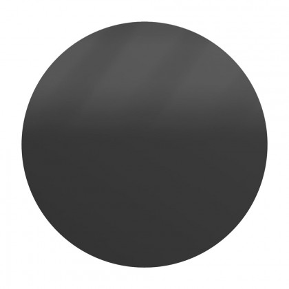 HMR Modern Wood Round Dining Table - Black, 39.4 (Seats 2-4 People)