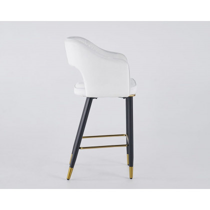 HMR - Modern 43" Bar Stools with Velvet Upholstery