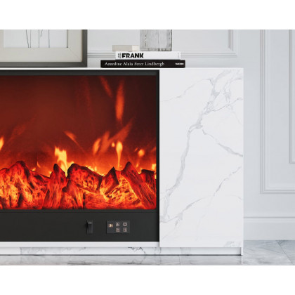 HMR - Electric Fireplace TV Stand with Remote Control