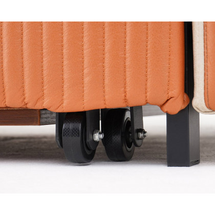 HMR - 79" Queen Leath-Aire Sleeper Sofa with Trundle