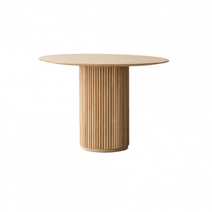 HMR Dining Round Dining Table Natural - Natural, With 2 Chairs, Style A