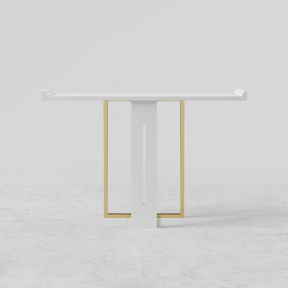 HMR Narrow 39" Console Table - White/Gold