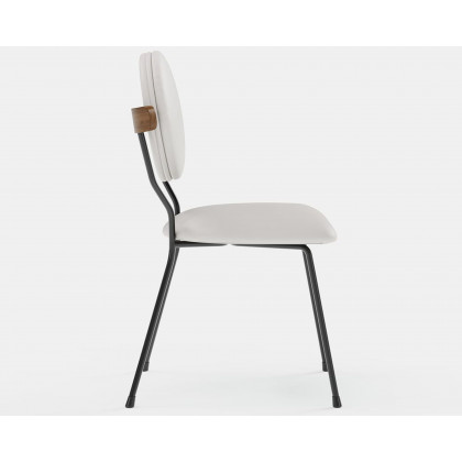 HMR - Set of 2 Modern Performance Leather Dining Chair White