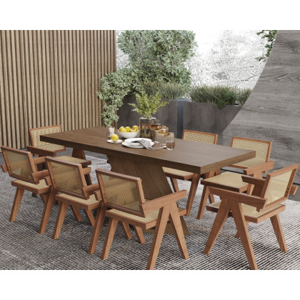 HMR - Dining Set 61''-79'' Extendable Table