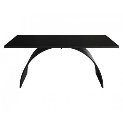 HMR Modern Rectangular Writing Desk & Office Desk Chair Set High Back - Black, 70.9"L x 31.5"W x 29.5"H