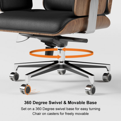 HMR Modern L-Shape Executive Desk & Office Chair Set - Black, 70.9"L x 70.9"W x 29.5"H, Right Hand