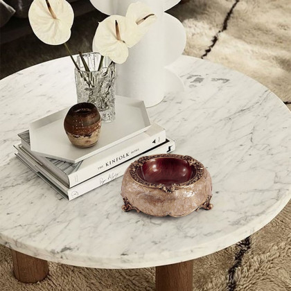 HMR - Retro European Shell Hand Sticker Decorative Resin Tabletop Storage Box Home Decoration