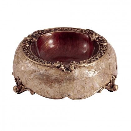 HMR - Retro European Shell Hand Sticker Decorative Resin Tabletop Storage Box Home Decoration