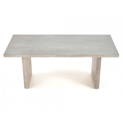 HMR Upoak Series Farmhouse Rectangle Wood Dining Table - Gray, 63"L x 27.6"W x 29.5"H