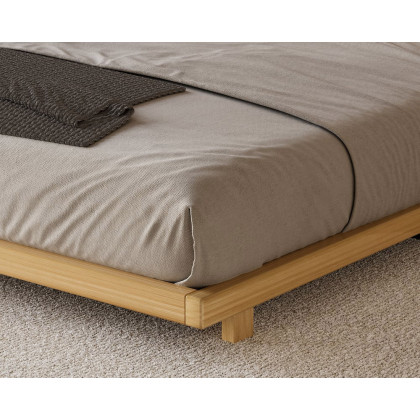 HMR Japanese Style Floor Bed - Natural, King