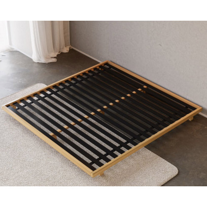 HMR Japanese Style Floor Bed - Natural, King