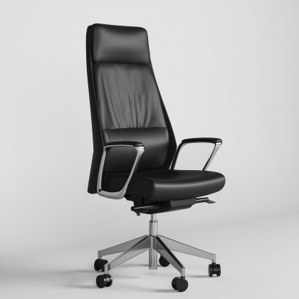 HMR - Ergonomic Adjustable High Back Lether Office Chair