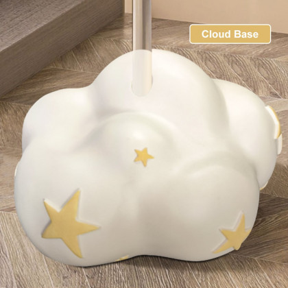 HMR - Cute Flying Rabbit Side Table with Open Storage Floor Resin Bunny End Table